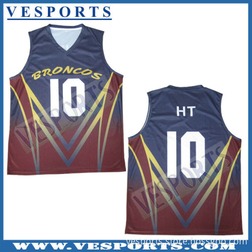 Custom Sublimation Basketball Uniforms Design for Youth Team